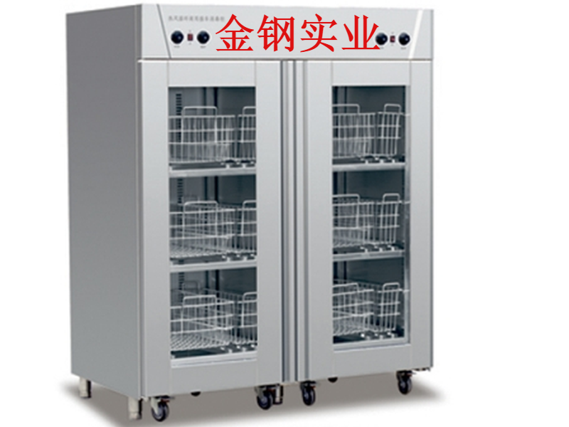 双门推车式热风循环消毒柜